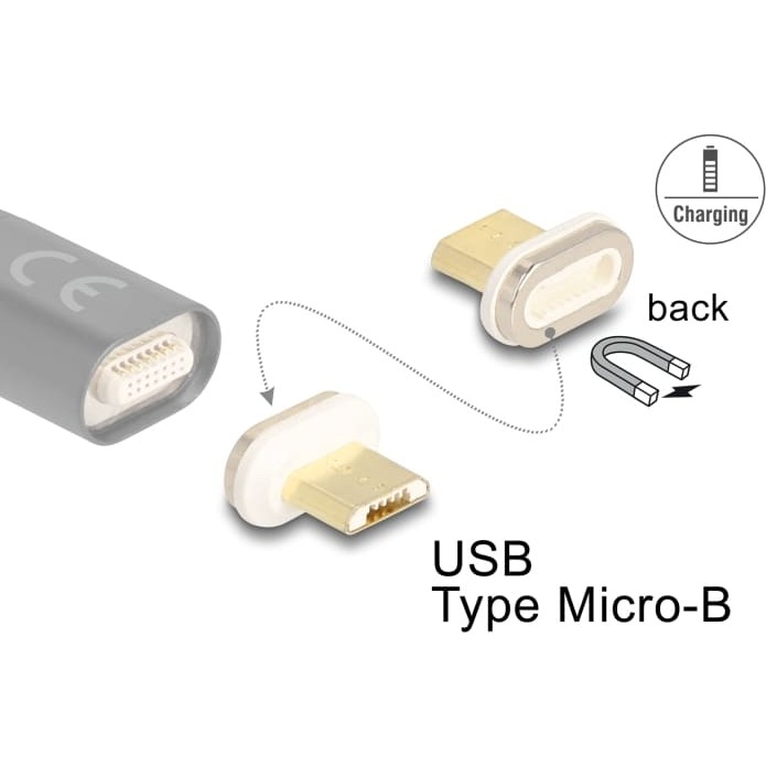 Delock Magnetic Adapter USB Type Micro-B