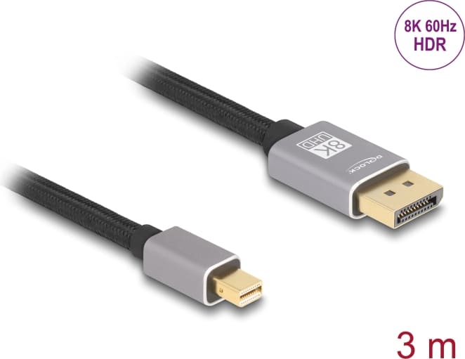 Delock Mini DisplayPort to DisplayPort cable