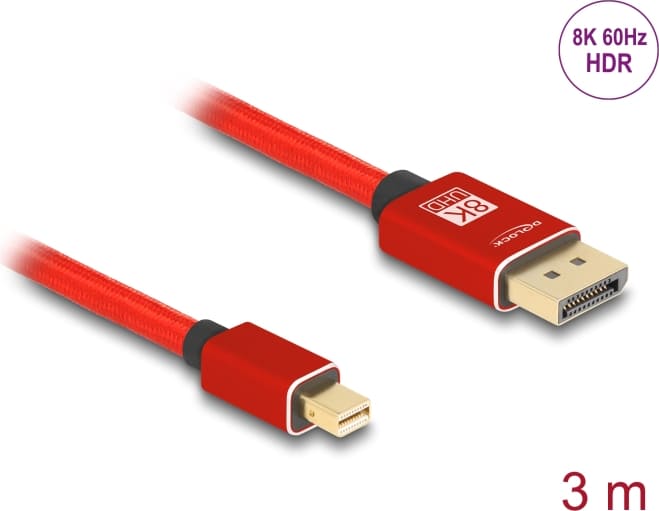 Delock Mini DisplayPort to DisplayPort cable