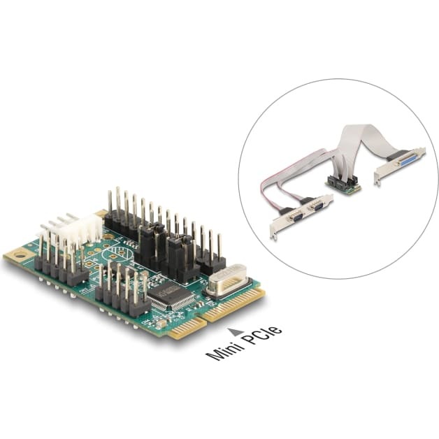 Delock Mini PCIe I/O PCIe full