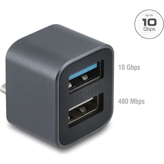 Delock Mini USB Hub with USB