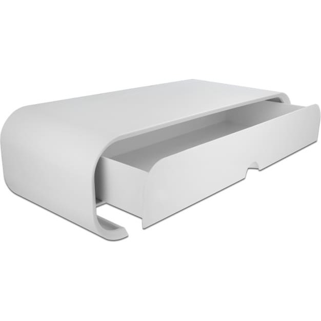 Delock Monitor Stand with Drawer white