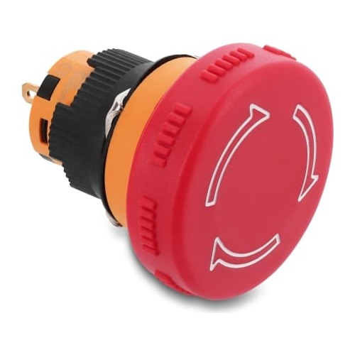 Delock Mushroom-Head Push Button for Installation