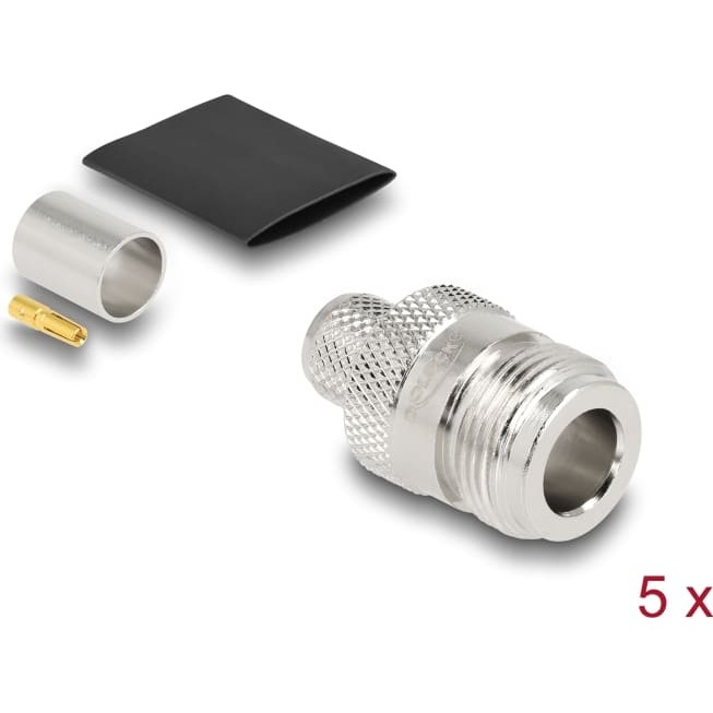 Delock N jack for crimping LMR