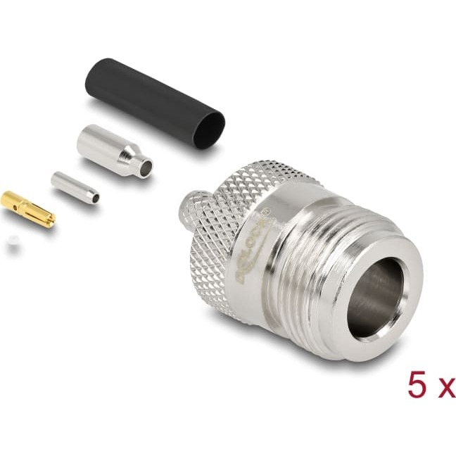 Delock N jack for crimping RG-174