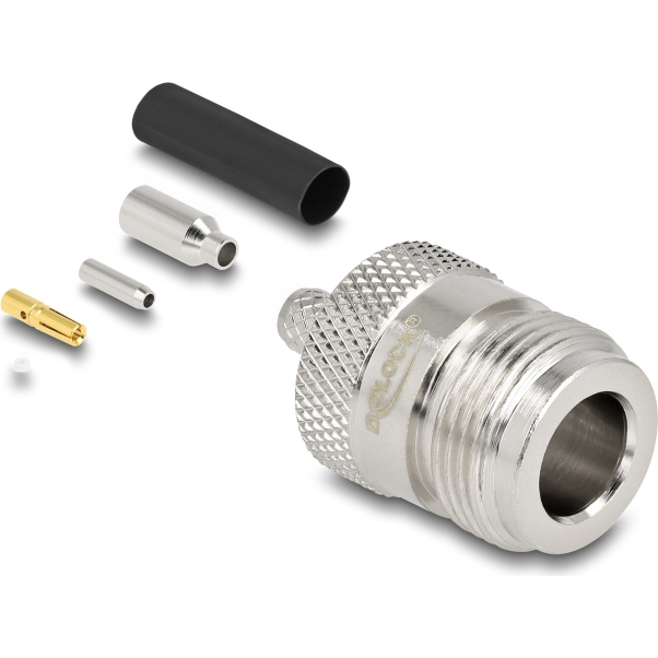 Delock N jack for crimping RG-174