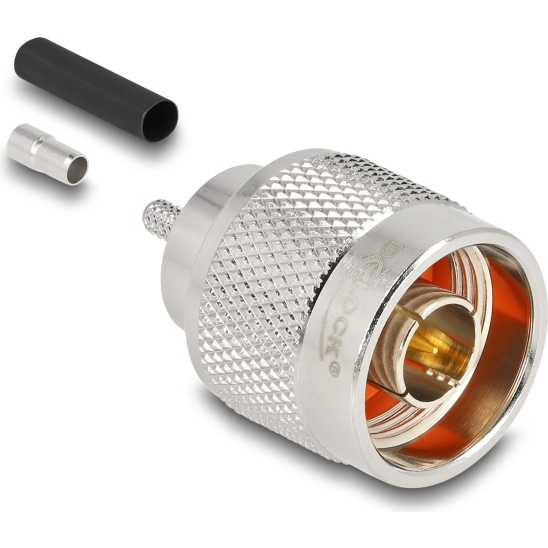 Delock N plug for crimping RG-174