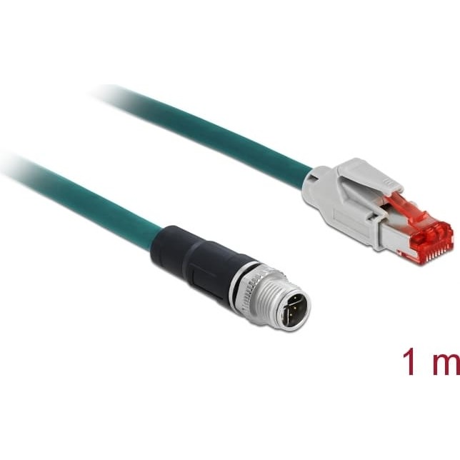 Delock Network cable M12 8 pin