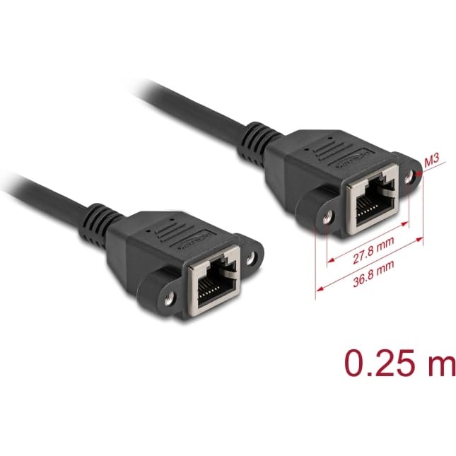Delock Network Extension Cable S/FTP RJ45
