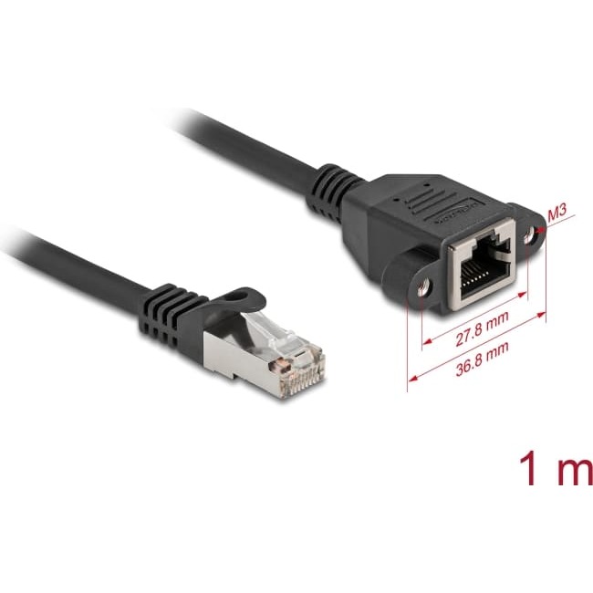 Delock Network Extension Cable S/FTP RJ45