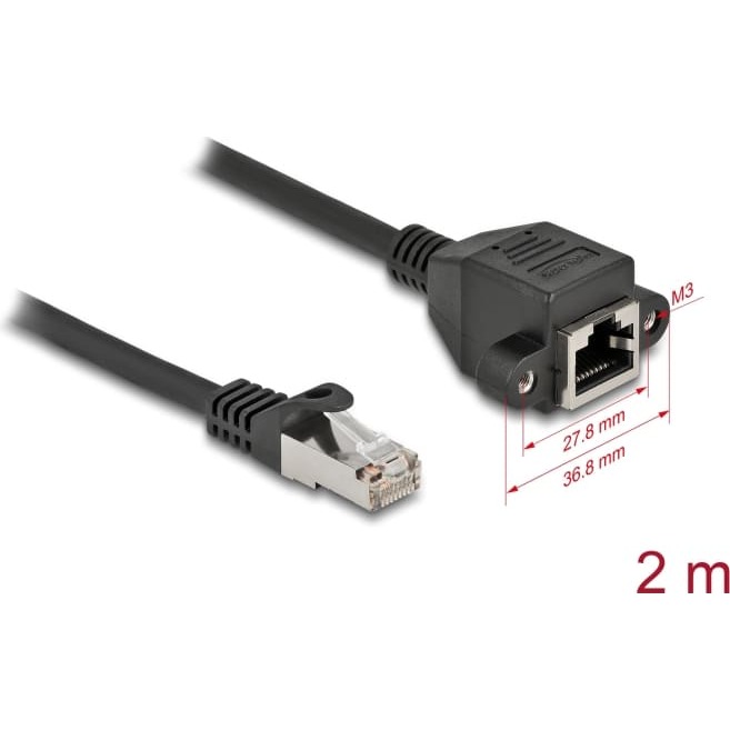 Delock Network Extension Cable S/FTP RJ45