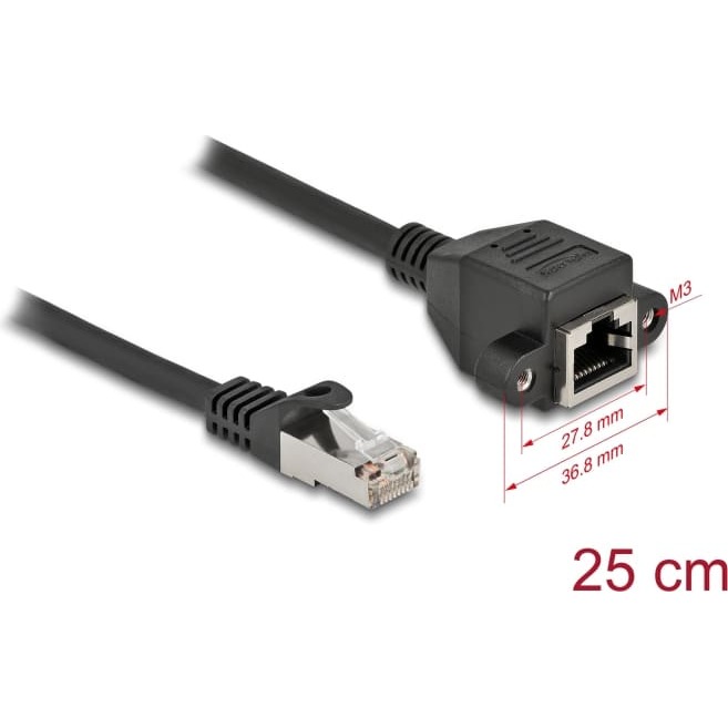 Delock Network Extension Cable S/FTP RJ45