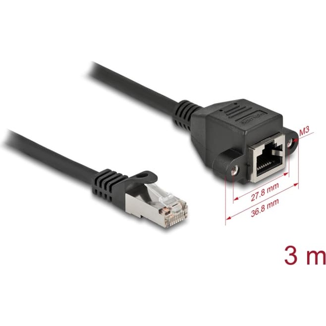 Delock Network Extension Cable S/FTP RJ45