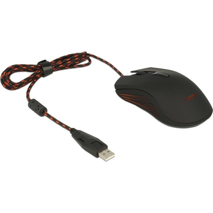 Delock Optical 4-button USB Gaming Mouse