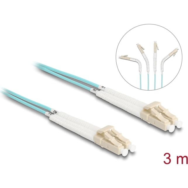 Delock Optical Fiber Cable LC Duplex
