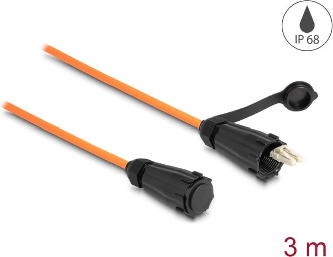 Delock Optical fiber cable LC Duplex