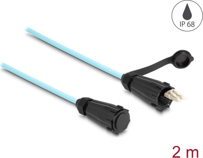 Delock Optical fiber cable LC Duplex