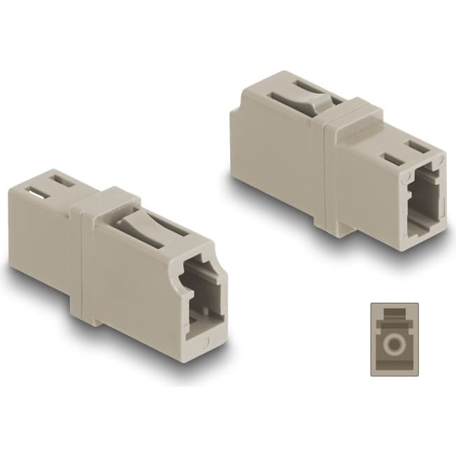 Delock Optical Fiber Coupler LC Simplex