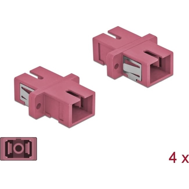 Delock Optical Fiber Coupler SC Simplex