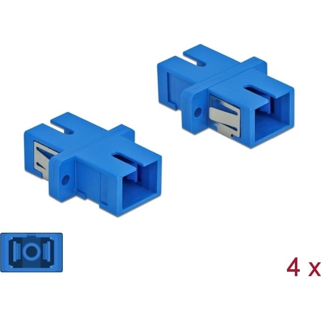 Delock Optical Fiber Coupler SC Simplex