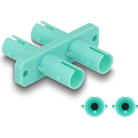 Delock Optical Fiber Coupler ST Duplex