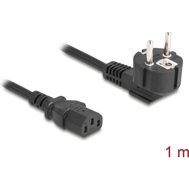Delock PC power cord earthed plug
