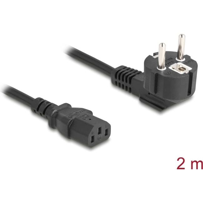 Delock PC power cord earthed plug
