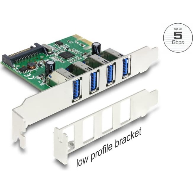 DELOCK PCI Express karte 4x USB3
