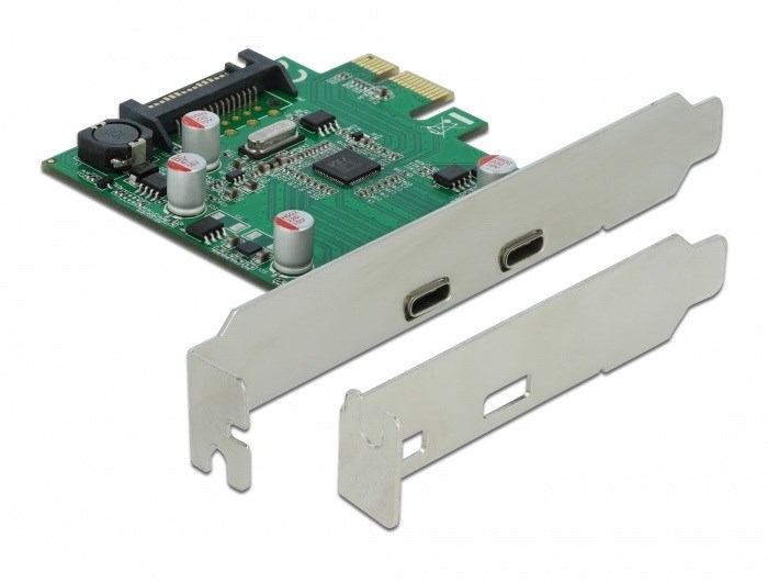 Delock PCIe x1 Card (2x USB
