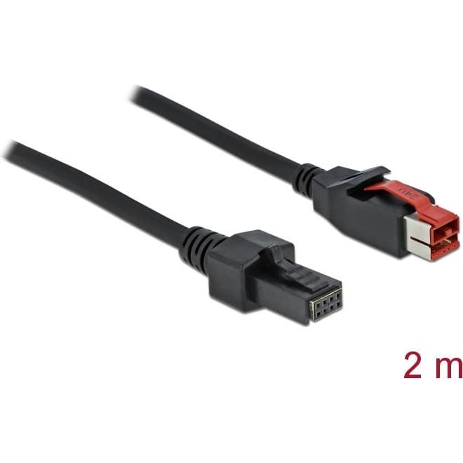 Delock PoweredUSB cable male 24 V