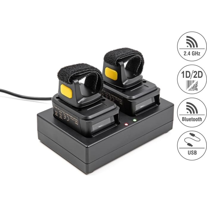 Delock Ring Barcode Scanner 1D and