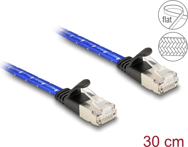 Delock RJ45 flat network cable with