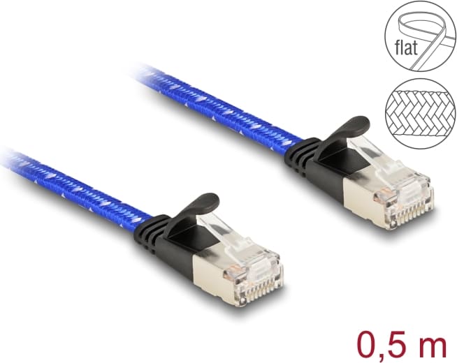 Delock RJ45 flat network cable with