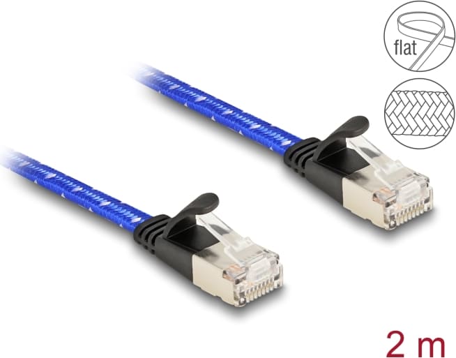 Delock RJ45 flat network cable with