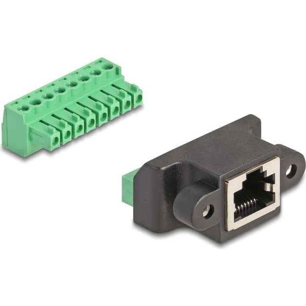 Delock RJ45 jack to Terminal Block
