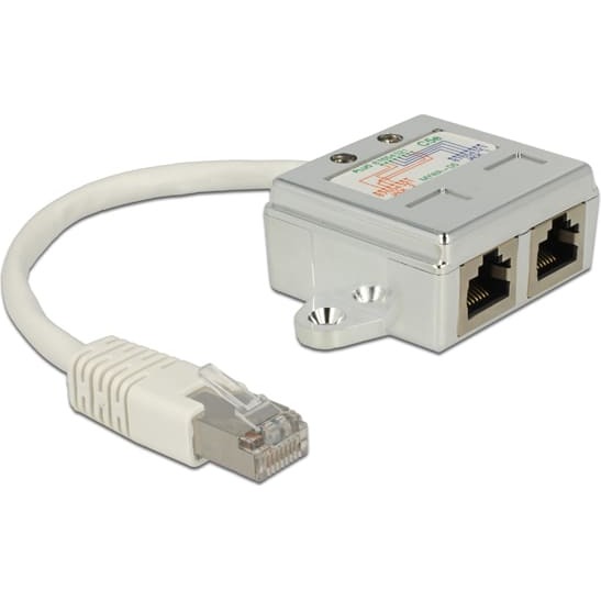 Delock RJ45 Port Doubler 1 x