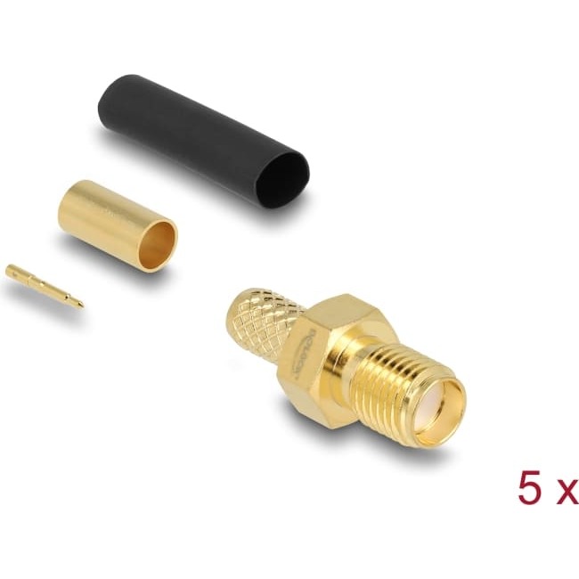 Delock RP-SMA jack for crimping LMR200
