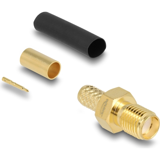 Delock RP-SMA jack for crimping LMR200