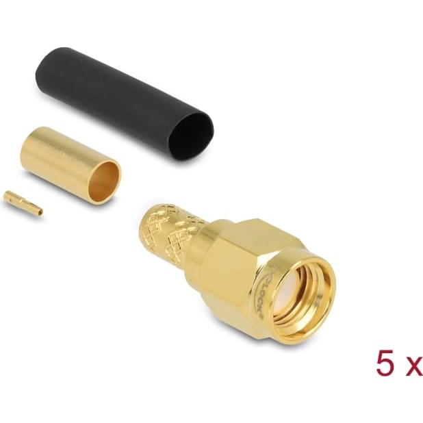 Delock RP-SMA plug for crimping LMR200