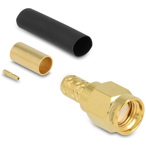 Delock RP-SMA plug for crimping LMR200