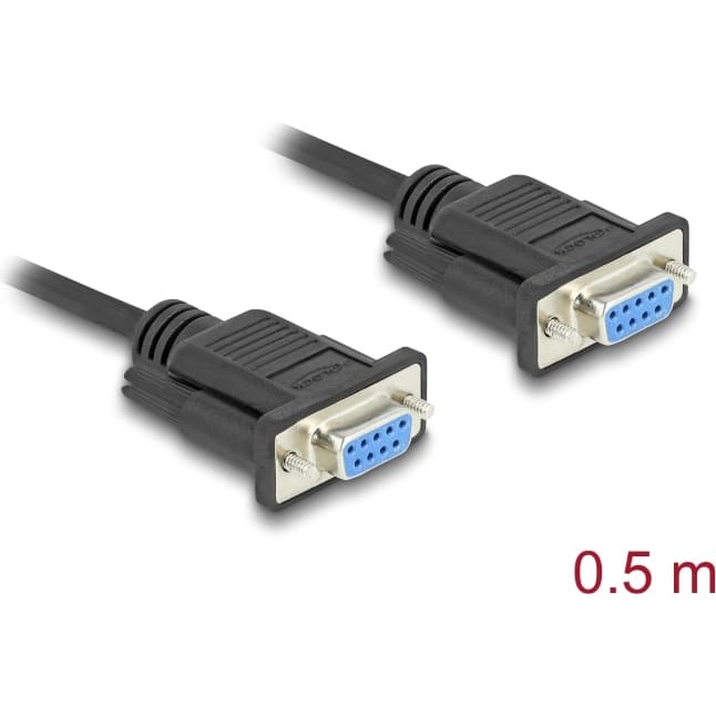 Delock RS-232 Cable Serial D-Sub9 female
