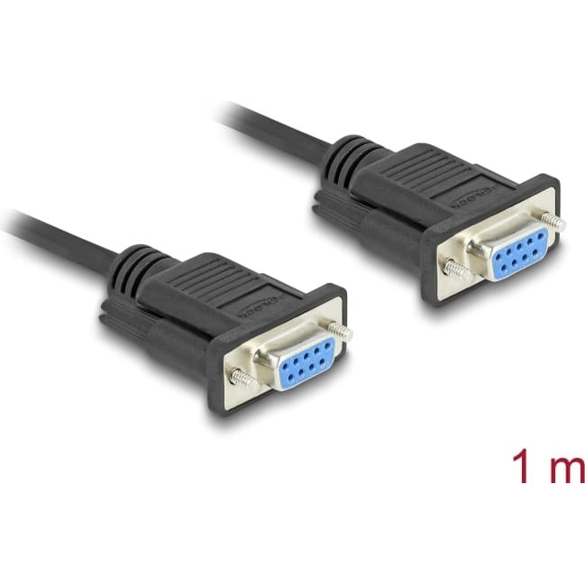 Delock RS-232 Cable Serial D-Sub9 female