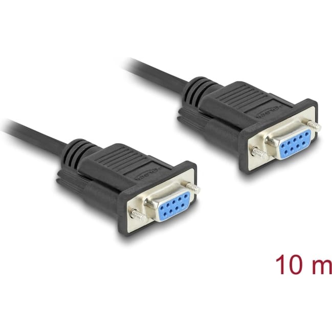 Delock RS-232 Cable Serial D-Sub9 female