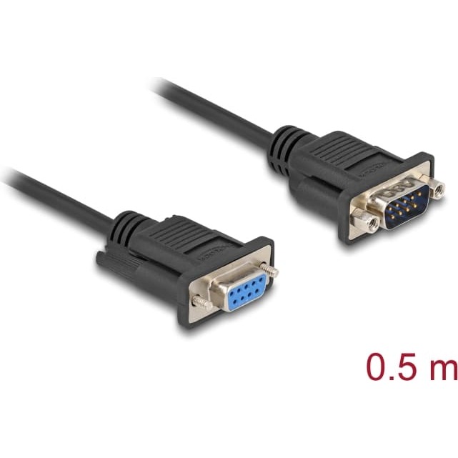Delock RS-232 Cable Serial D-Sub9 male