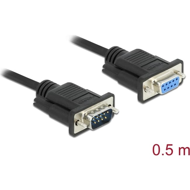 Delock RS-232 Cable Serial D-Sub9 male