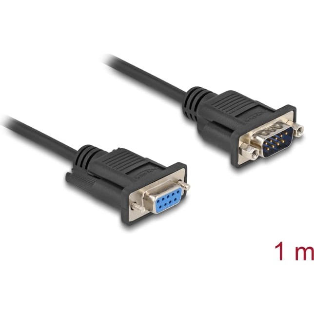 Delock RS-232 Cable Serial D-Sub9 male