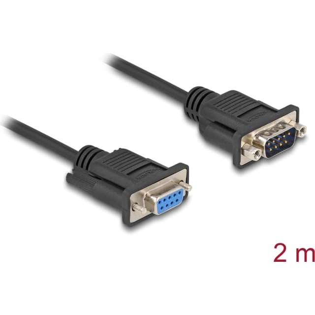 Delock RS-232 Cable Serial D-Sub9 male
