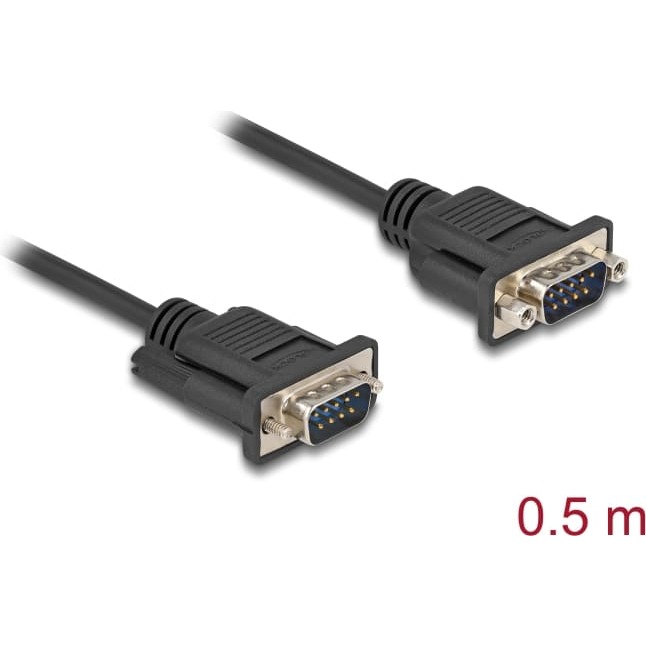 Delock RS-232 Cable Serial D-Sub9 male