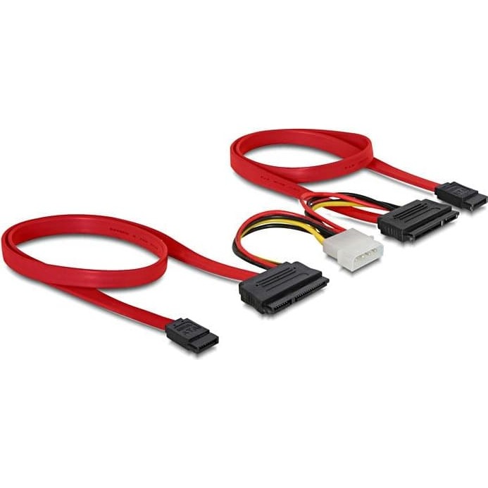 Delock SATA All-in-One cable for 2x