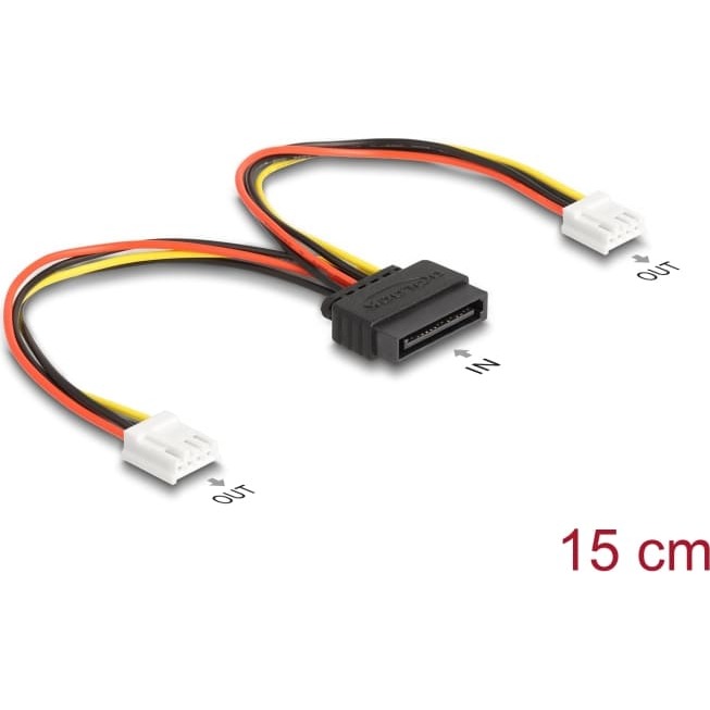 Delock SATA Power Cable 15 pin